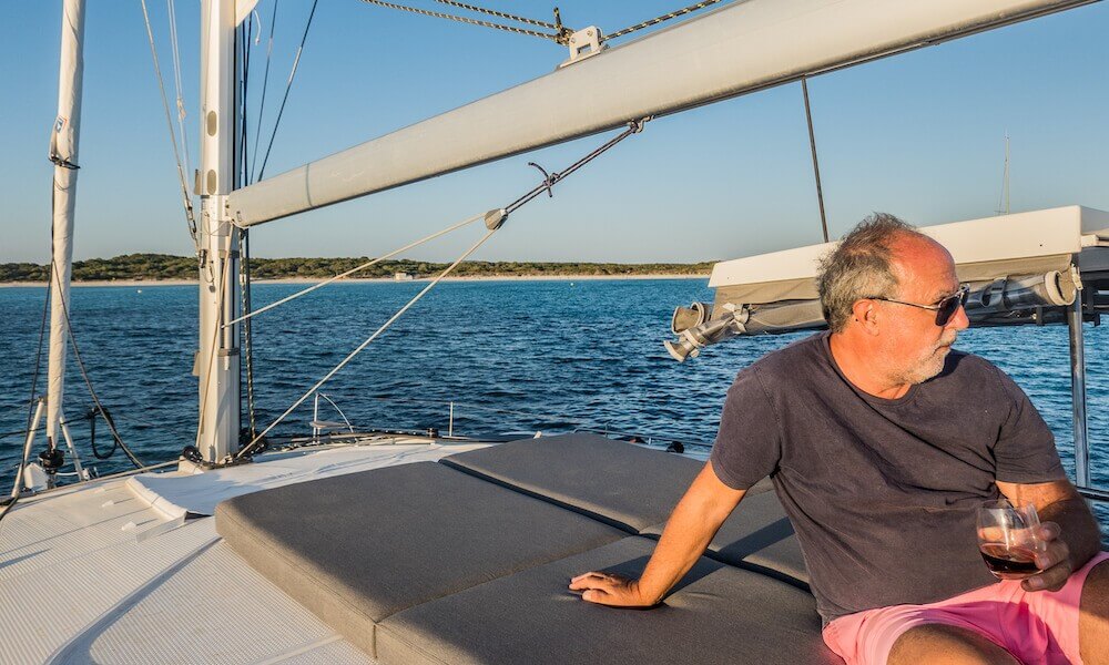 Captain der Coccinella Yacht